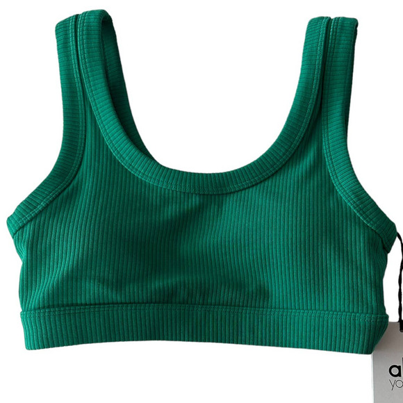 ALO Yoga Other - ALO Yoga Wellness Bra Sports Bra Emerald Green Performance Activewear Size S